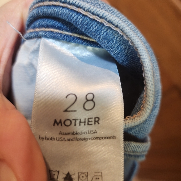 Mother The Stunner Zip Ankle Jeans In Light Kitty Racer - Picture 6 of 6